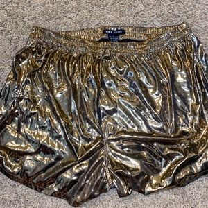 Gold shorts